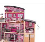 Barbie poppenhuis hout groot zgan, Ophalen, Zo goed als nieuw, Poppenhuis