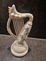 Ierse Harp Porseleinen Figuur met Klaverblad, Ophalen of Verzenden