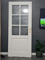 Zware Opdekdeur Rechtsdraaiend - Stevige kwaliteit, Doe-het-zelf en Verbouw, Deuren en Horren, Ophalen, Glas, Binnendeur, 200 tot 215 cm