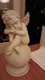 Schattig Engelenbeeldje, Ophalen, Zo goed als nieuw, Beton, Engelenbeeld