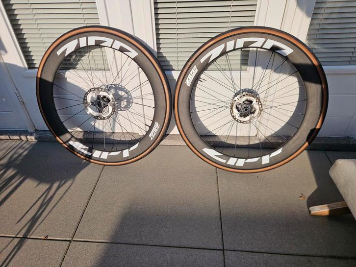 Zipp 404 firecrest Tubeless Disc Brake wielset, Fietsen en Brommers, Fietsonderdelen, Zo goed als nieuw, Racefiets, Wiel, Ophalen of Verzenden