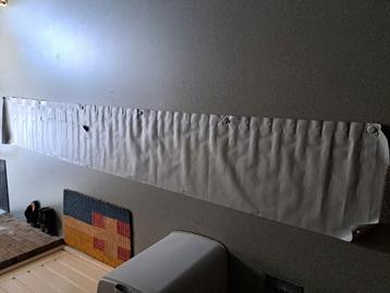 Tochtstrook voor camper.
Afm: 3.45 x 0.50mtr.
PVC beschikbaar voor biedingen