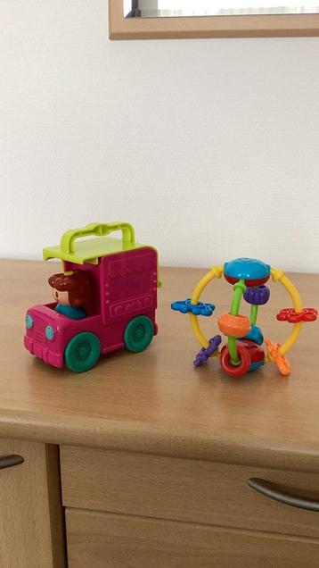 Baby Speelgoed Set - Rammelaar & Auto beschikbaar voor biedingen