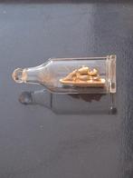 Miniatuur schip in glazen fles, Ophalen of Verzenden