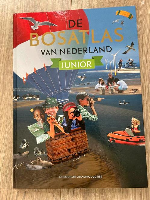 De Bosatlas van Nederland junior, Boeken, Kinderboeken | Jeugd | onder 10 jaar, Zo goed als nieuw, Ophalen of Verzenden