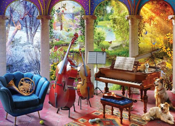 Eurographics - Four Seasons - 1000 stukjes, Hobby en Vrije tijd, Denksport en Puzzels, Nieuw, Legpuzzel, 500 t/m 1500 stukjes