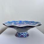 Keramiek taart- of bonbonschaaltje op voet 20,5x8cm, Keramiek, Ophalen of Verzenden, Overige stijlen, Schaal of Schalen