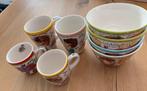 Blond servies 4 mokken en 4 bakjes, Ophalen, Blond Amsterdam, Zo goed als nieuw, Kop(pen) en/of Schotel(s)