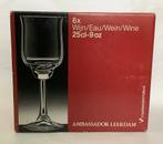 WILLEM HEESEN - servies AMBASSADOR - wijnglazen 25 cl, Ophalen of Verzenden, Zo goed als nieuw, Overige typen