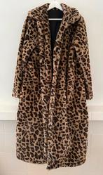 Bontjas luipaard faux fur lange nep bontjas panterprint XXL, Carnaval, Nieuw, Overige maten, Ophalen of Verzenden
