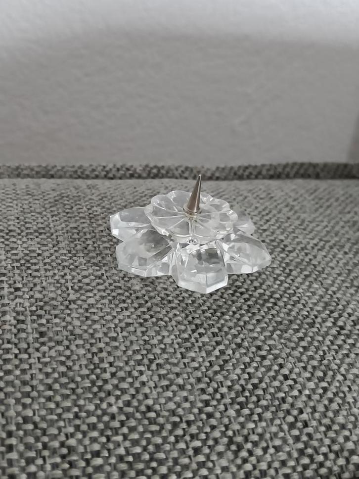 Swarovski kandelaar, Verzamelen, Swarovski, Zo goed als nieuw, Figuurtje, Ophalen of Verzenden