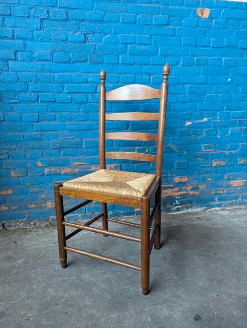 Oude Hollandse knopstoelen (4st), Antiek en Kunst, Antiek | Meubels | Stoelen en Banken, Ophalen