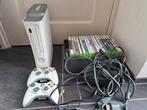 XBOX 360 met spellen, Spelcomputers en Games, Spelcomputers | Xbox 360, Ophalen of Verzenden, Zo goed als nieuw, Met 1 controller