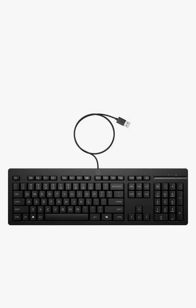 HP 125 Wired Keyboard – voorraad - NIEUW - €14,99,-, Computers en Software, Toetsenborden, Qwerty, Ophalen of Verzenden
