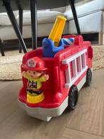 Fisher price - little people - brandweerauto, Ophalen of Verzenden, Zo goed als nieuw, Auto of Voertuig, Met geluid