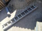 Uitschuifladder, Doe-het-zelf en Verbouw, Ladders en Trappen, Ophalen, Gebruikt, Ladder, Opvouwbaar of Inschuifbaar
