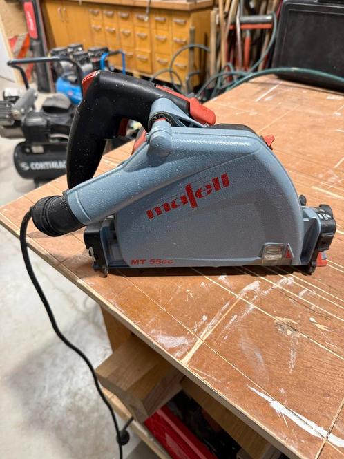 Mafell MT 55cc Invalcirkelzaag met 1 geleider, Doe-het-zelf en Verbouw, Gereedschap | Zaagmachines, Gebruikt, Invalzaag, 1200 watt of meer