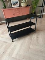 Kwantum Console Tafel Castello Zwart, Ophalen, 100 tot 150 cm, Zo goed als nieuw, Metaal