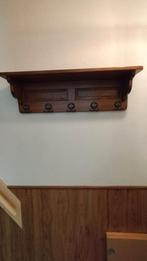 Houten Wandkapstok met Plank, Zo goed als nieuw, Minder dan 100 cm, Hout, Ophalen