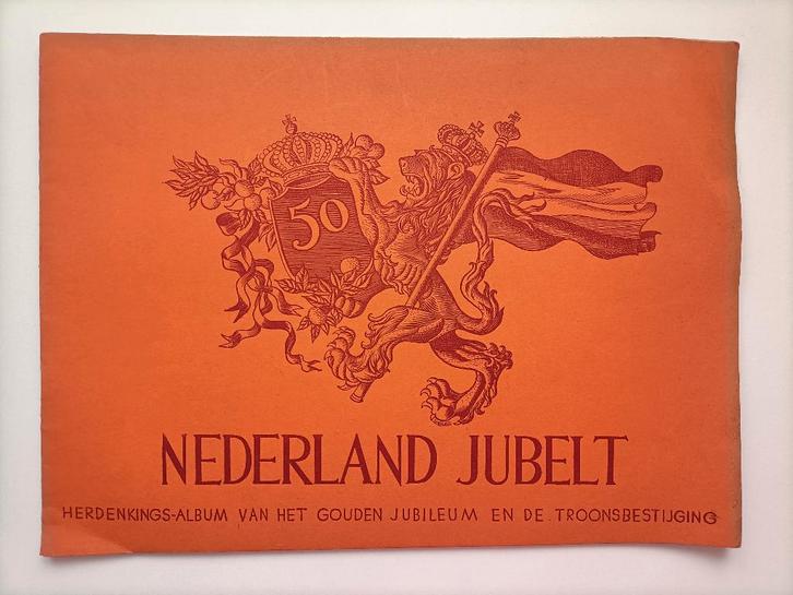 Nederland Jubelt Herdenkingsalbum, Verzamelen, Koninklijk Huis en Royalty, Zo goed als nieuw, Tijdschrift of Boek, Nederland, Ophalen of Verzenden
