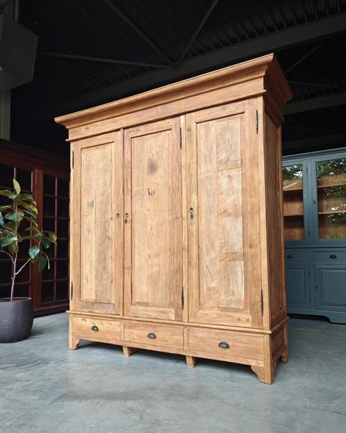 XL Voorraadkast | Teak gesloten kast | Keuken #2061, Huis en Inrichting, Kasten | Buffetkasten, 200 cm of meer, 150 tot 200 cm