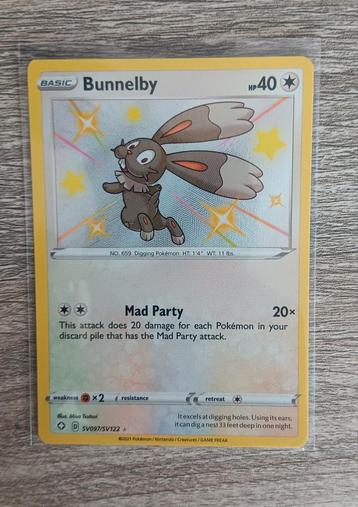 Bunnelby Shining Fates baby shiny beschikbaar voor biedingen