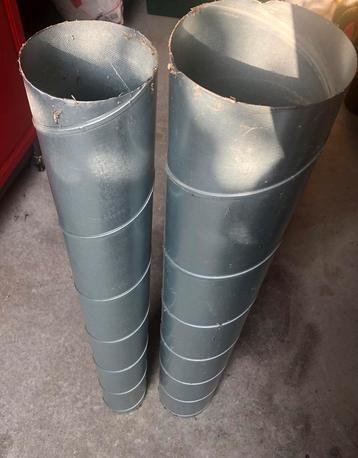 Spirobuis Ø 125mm - staal 138+88cm en Ø 100mm - 86cm beschikbaar voor biedingen