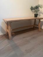 Teakhouten bankje 120 x 45, Ophalen, Minder dan 75 cm, Tweepersoons, Zo goed als nieuw