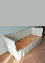 Ikea Hemnes bedbank, Ophalen, 90 cm, Eenpersoons, Wit