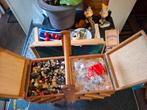 Vintage naaibox, Ophalen of Verzenden, Zo goed als nieuw, Knoop of Knopen