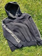 Zwarte sweater WE hoodie mt146 meisje/jongen, Ophalen of Verzenden, Zo goed als nieuw, Meisje, Trui of Vest