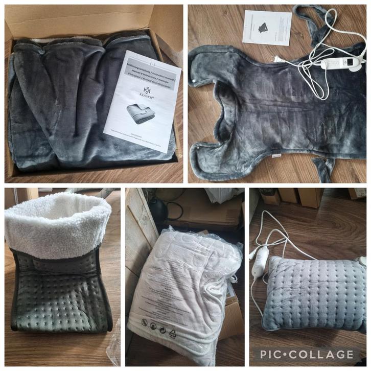 Diverse warmte dekens, kussen, voetenwarmer, Huis en Inrichting, Woonaccessoires | Plaids en Woondekens, Nieuw, Ophalen of Verzenden