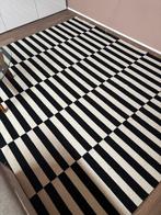 Ikea STOCKHOLM Vloerkleed zwart-ecru, Ophalen, Gebruikt, 150 tot 200 cm, Crème
