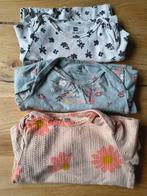 3 HEMA Rompers Lange Mouw Meisje Maat 86-92, Kinderen en Baby's, Babykleding | Maat 86, Nacht- of Onderkleding, Gebruikt, Meisje