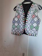 Wit Jasje met Kleurrijke Details, Maat 38/40 (M), Wit, Ophalen of Verzenden, Jasje