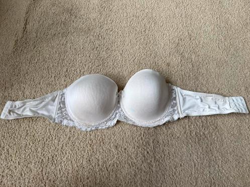 Witte kanten bh van Zeeman, maat 80D, Kleding | Dames, Ondergoed en Lingerie, BH, Wit, Ophalen of Verzenden