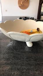 Fruit schaal groot wit decoratie schaal, Ophalen, Gebruikt, Rond, Glas
