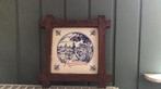 Mooie tegel in houten lijst, Antiek en Kunst, Ophalen