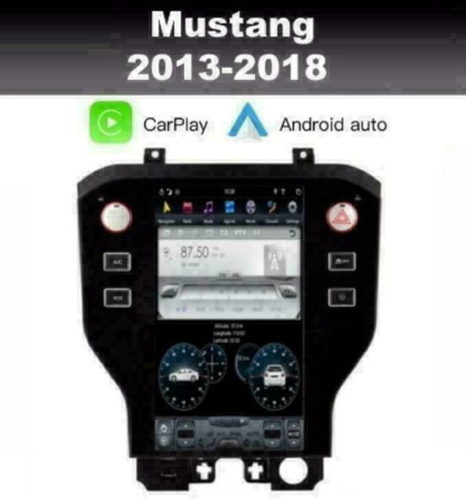 Ford Mustang 2013-2018 radio navigatie android 9 wifi dab+, Ophalen, Nieuw