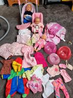 Baby born incl kleding, luiers, potjes, stoel, bekleding bed, Ophalen, Zo goed als nieuw, Babypop