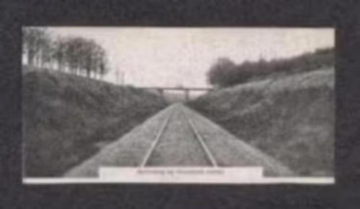 Kalenderplaatje Groesbeek Spoorbrug 1910., Verzamelen, Overige Verzamelen, Ophalen of Verzenden