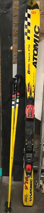 Atomic Ski+stokken en Salomon Skieschoenen maat 45, Ophalen, 160 tot 180 cm, Gebruikt, Atomic