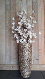 NIEUWE Schelpenvaas 90 cm inclusief bloemen 200,00, Ophalen, Nieuw