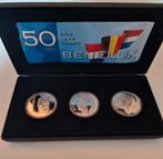 50 jaar Benelux zilveren muntset Proof, Setje, Zilver, Euro's, Verzenden