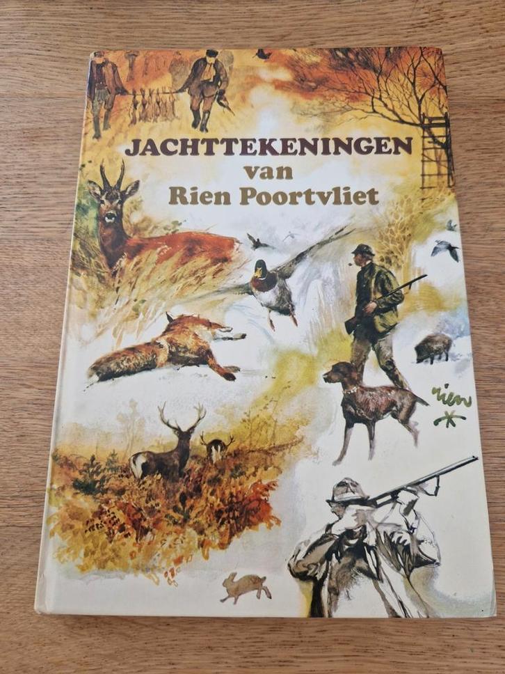 JACHTTEKENINGEN van Rien Poortvliet, Boeken, Prentenboeken en Plaatjesalbums, Zo goed als nieuw, Ophalen of Verzenden