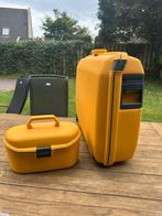 Vintage Samsonite Koffer en bijpassende beautycase, Ophalen, Gebruikt, 50 tot 60 cm, Hard kunststof