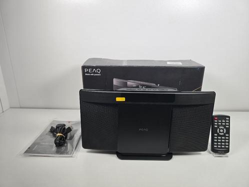 Peaq PMS-220 – Compact Muzieksysteem, Audio, Tv en Foto, Versterkers en Receivers, Zo goed als nieuw, Stereo, Minder dan 60 watt