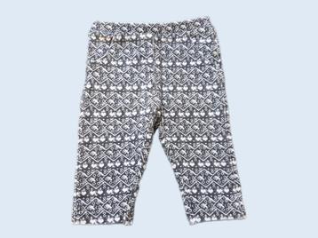 PRENATAL grijs broekje met witte print maat 62 ~ TH2089 beschikbaar voor biedingen
