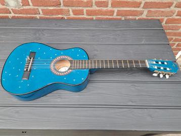 Gear4music Junior Classic Guitar Blue beschikbaar voor biedingen