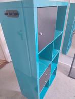 IKEA Kallax Kast Zeegroen/Zwart, Ophalen, Kunststof, 100 tot 150 cm, 50 tot 100 cm